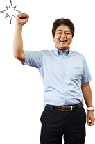 男性 ガッツポーズ 写真