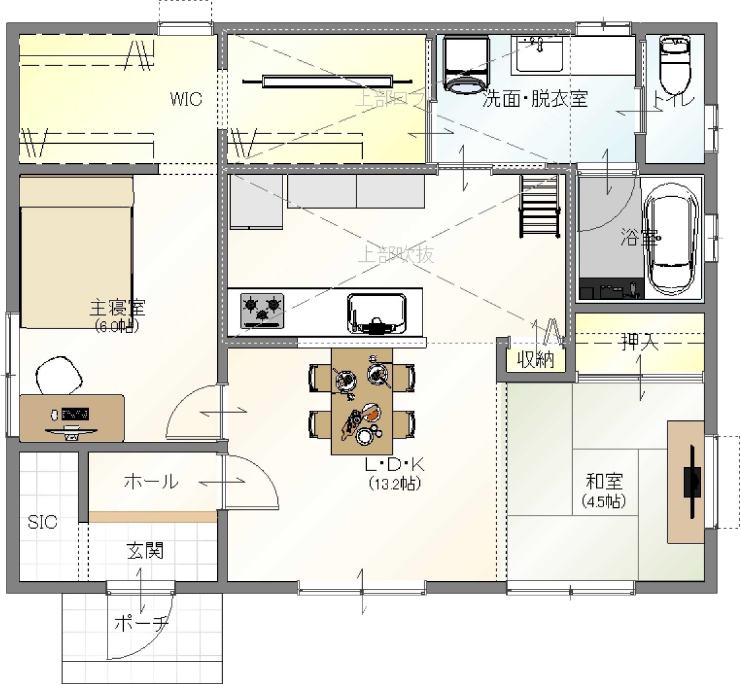 HIRAYA 応用プラン　見取り図　画像