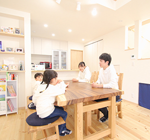 夏は涼しく、冬は暖かく暮らせる 写真