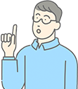 選んでいる家族のイラスト